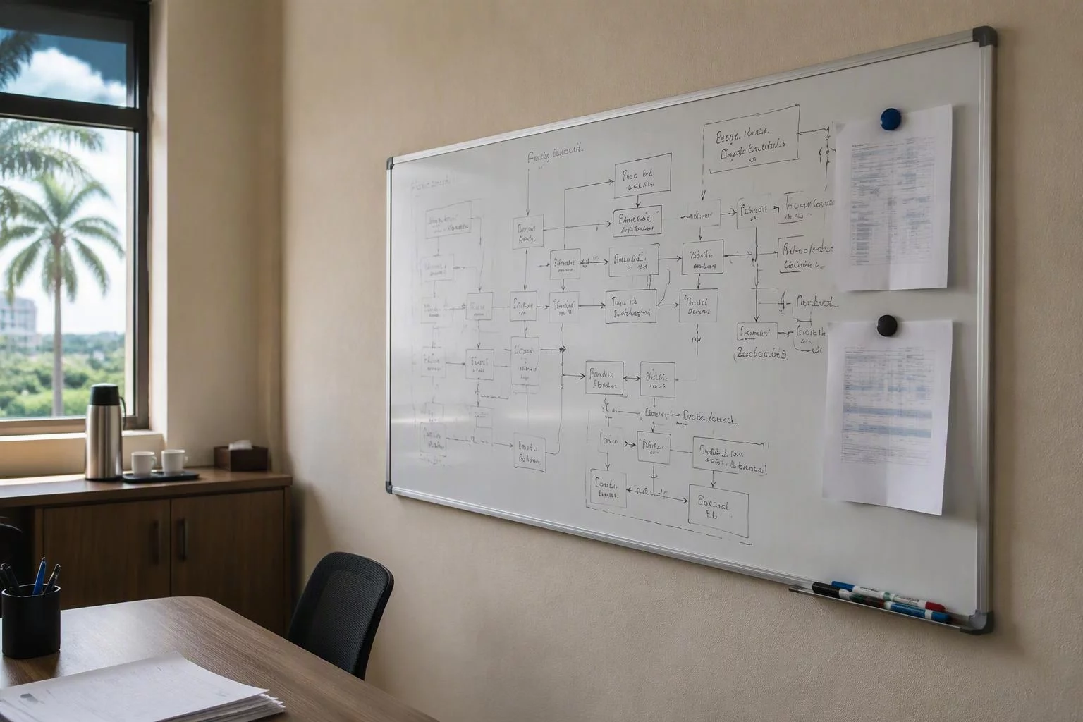 Quadro com o desenho das ligações entre site e sistema
